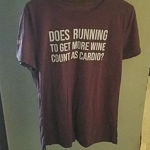 Running for Wine tshirt